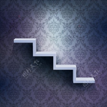墙壁上的楼梯设计