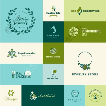 环保标志设计植物标志