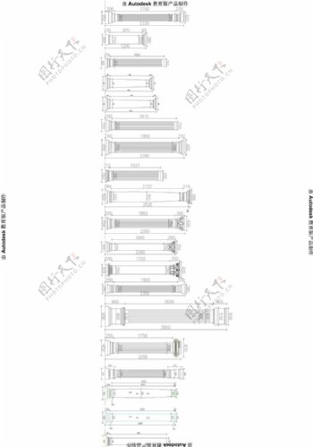 cad圆柱系列