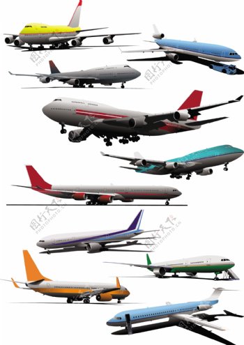 多种矢量飞机