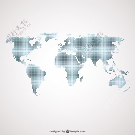 世界地图点模板