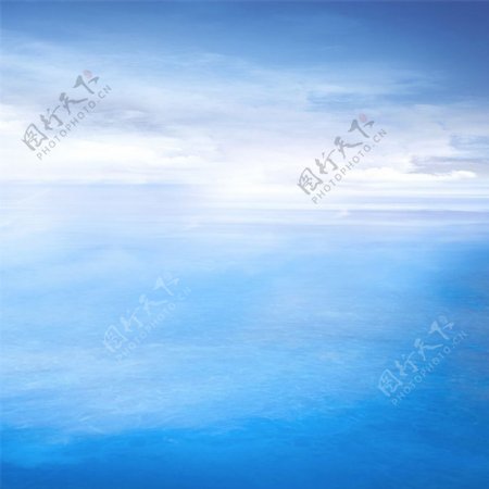 蓝色梦幻海洋背景