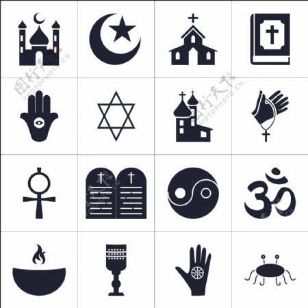 宗教图标集