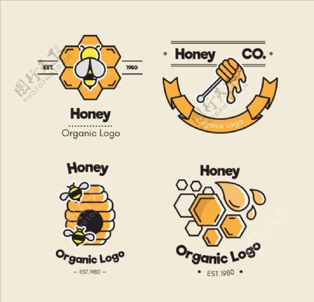 小蜜蜂插画