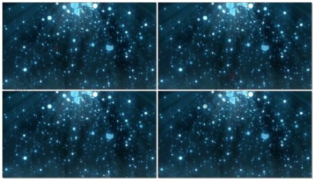 蓝色星光粒子背景视频素材