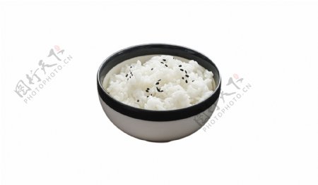 一碗米饭食物芝麻大米素材
