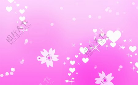 粉红色樱花桃花花瓣化妆品广告背景
