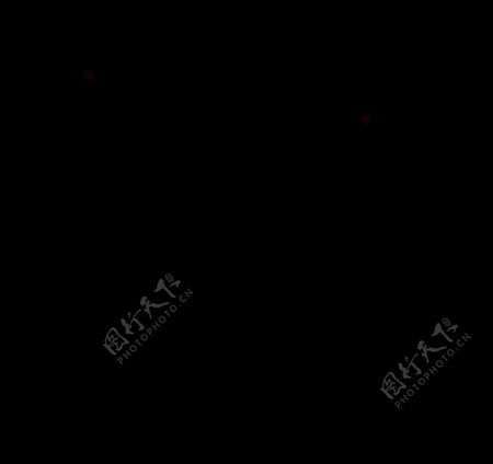 黑色前苏联标志免抠png透明图层素材