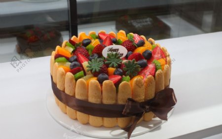 欧式水果蛋糕