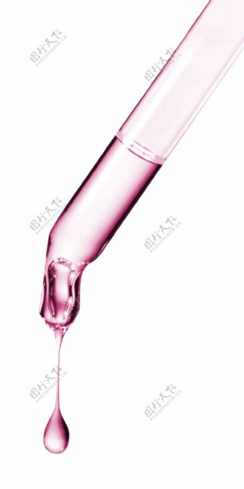 粉色滴管png元素素材