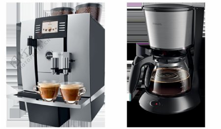 欧式咖啡机图免抠png透明图层素材