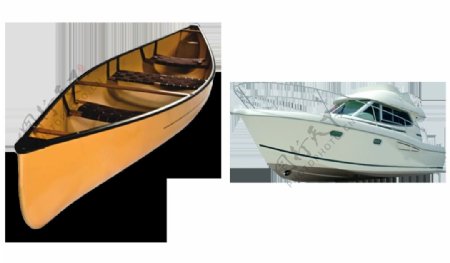 小木船游艇免抠png透明图层素材