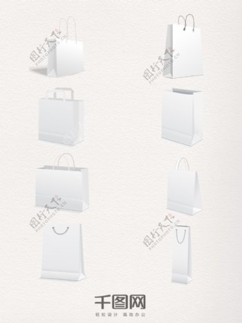 白色纸盒模板装饰图案