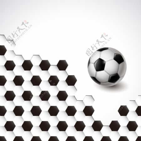 足球创意矢量背景图设计