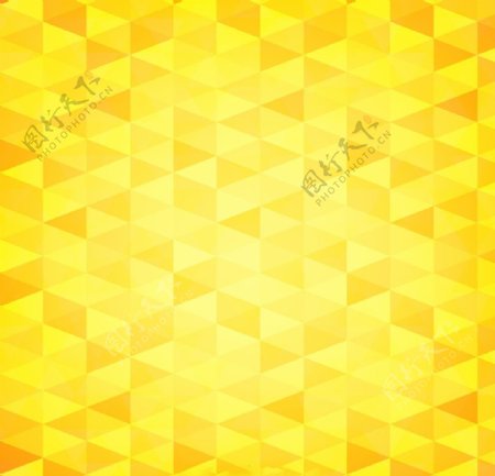 黄色三角形背景