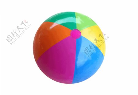 彩色皮球玩具png元素