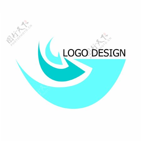 抽象图形企业商标logo设计
