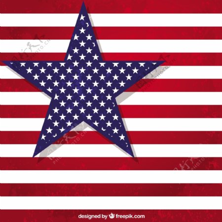 美国国旗背景