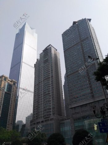 重庆解放牌建筑商业区