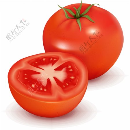 新鲜红色有机蔬菜番茄