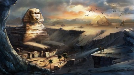 游戏启动界面游戏首页古埃及