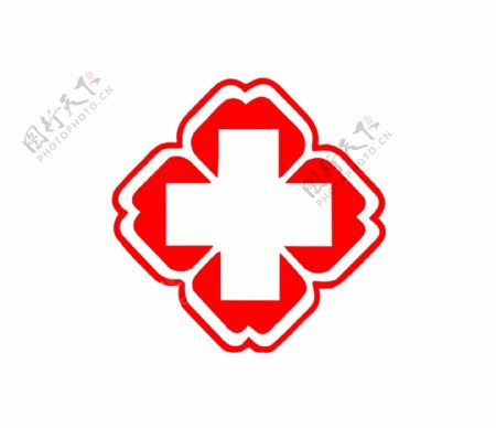 医院红色十字标志