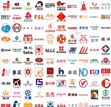100个知名企业logo