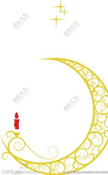 阿拉伯月亮烛台