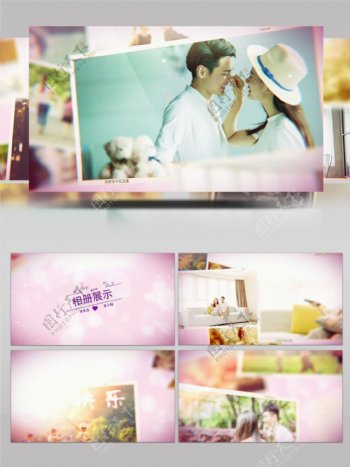 婚礼相册浪漫婚宴照片AECC2015模板