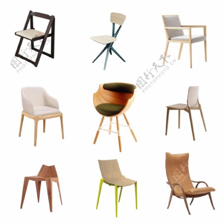 木制椅子家具素材