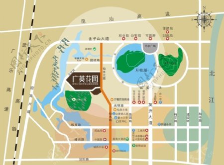 广英花园区域图