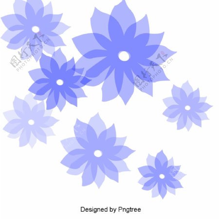简单的花卉卡通设计