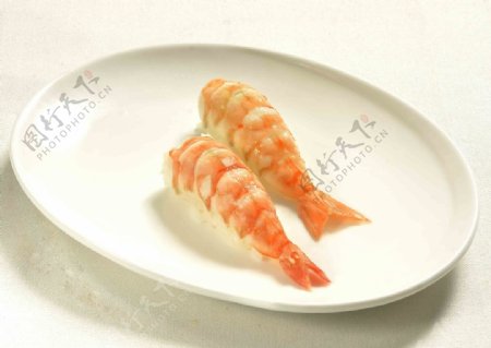 基围虾寿司