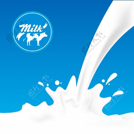 牛奶海报素材