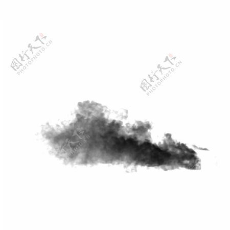 行云流水的黑色抽象图
