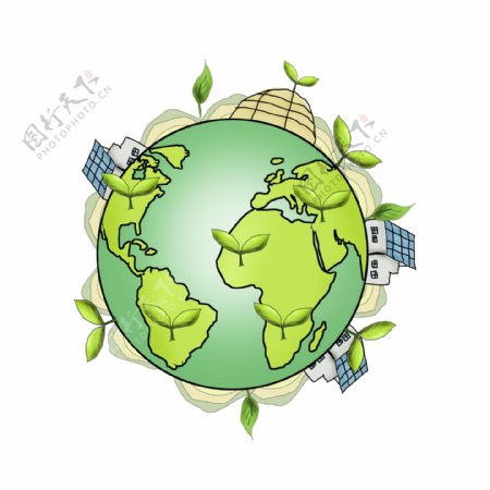 绿色地球日保护地球