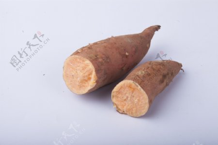 新鲜红薯实物图摄影图2
