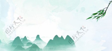 中国风山水图