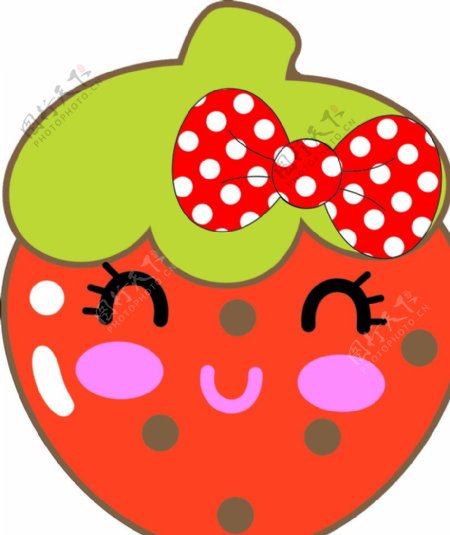 可爱唯美韩版可爱草莓