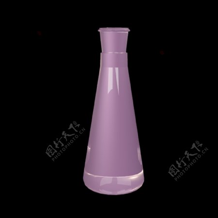 紫色玻璃花瓶