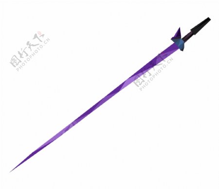 紫色长剑兵器
