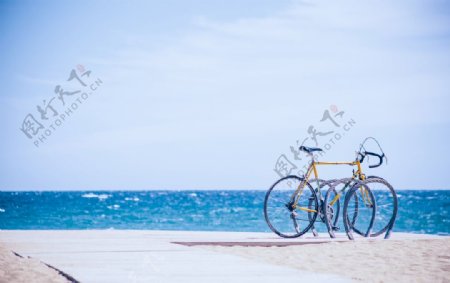 自行车沙滩