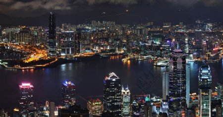 香港天际线美景