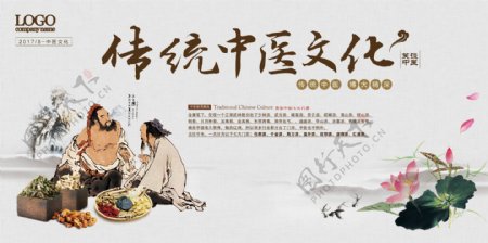 中医文化海报展板设计