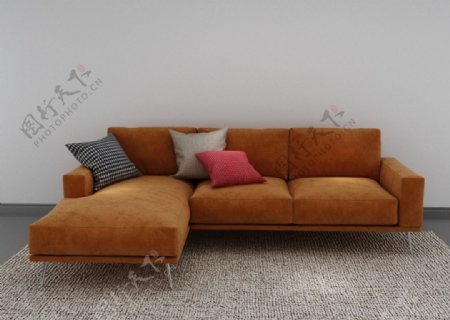 现代直角沙发