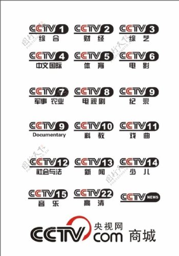 CCTV电视标志