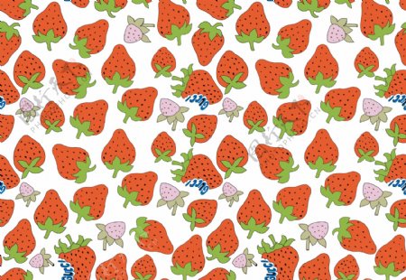 古驰草莓图案爆款花型