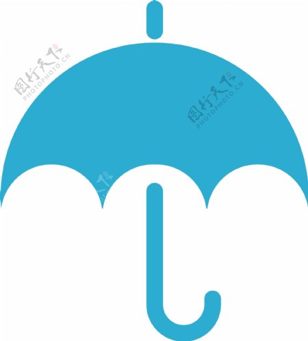 雨伞UI标识标志LOGO