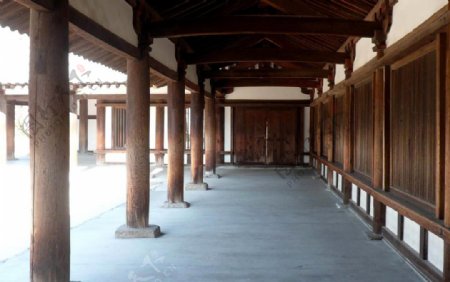 日式古建走廊
