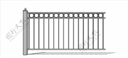 木篱笆围栏院子素材园子篱